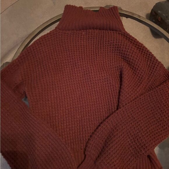 So Choc brown Turtleneck Sweater - Picture 2 of 2